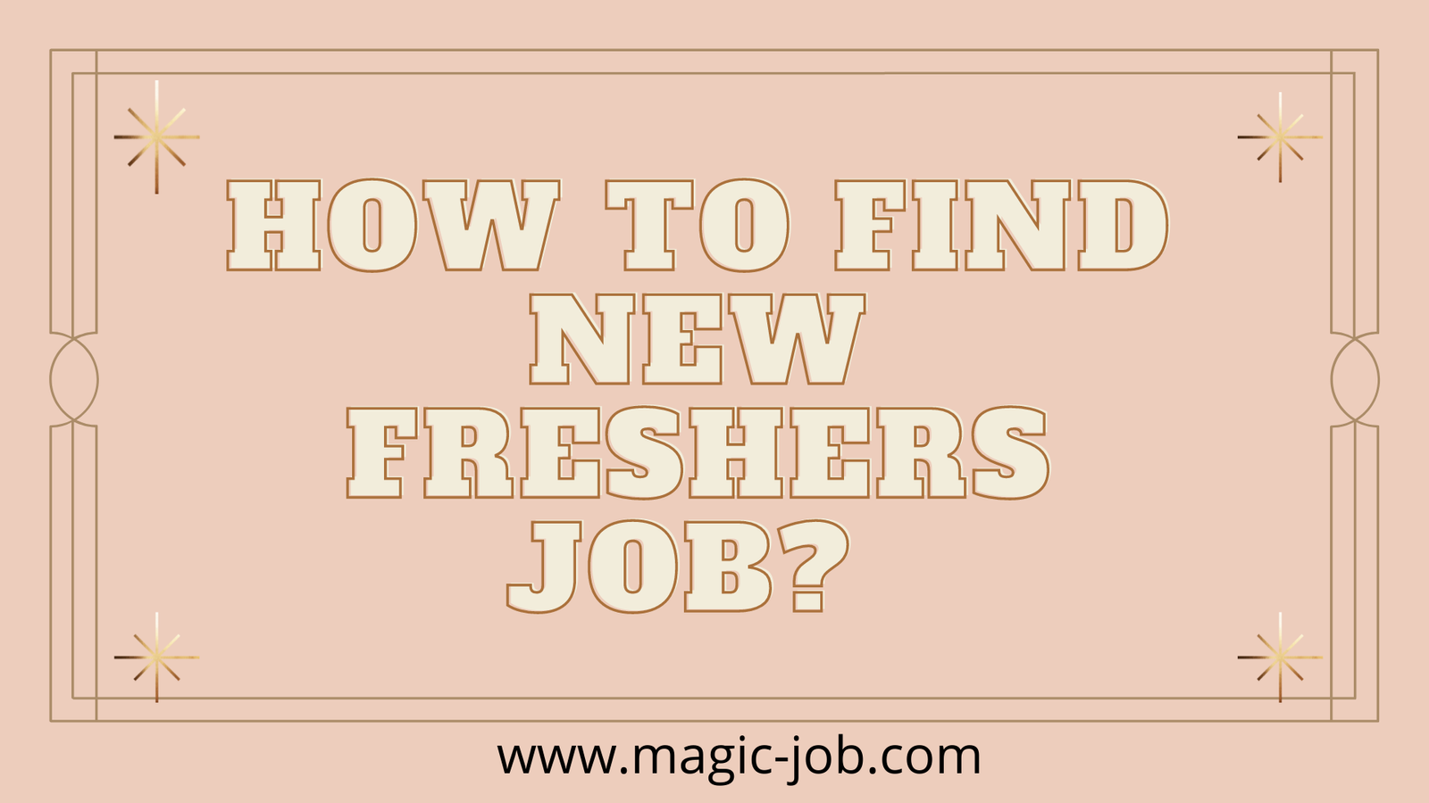 How to find new Fresher’s Jobs? image